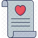 Love Letter Valentine Letter Document Icon