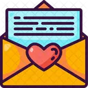 Love Letter Hearts Love And Romance Icon