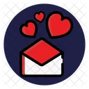 Love Letter Valentine Romance Icon