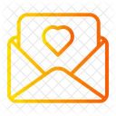 Love Letter Valentines Day Mails Icon