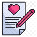 Valentine Letter Love Icon