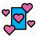 Love In Filled Outline Icon