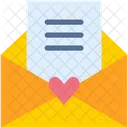 Love Letter Romantic Love Icon