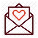 Love Heart Letter Icon