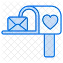 Love Letter Box Letter Postbox Icon