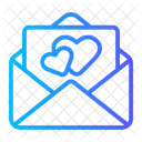 Love Letter Valentine Day Heart Icon