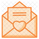 Love Heart Letter Icon