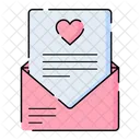 Love Letter Letter Love Message Icon