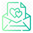 Love Letter Romantic Communications Icon