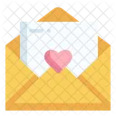 Love Letter Wedding Invitation Letter Icon
