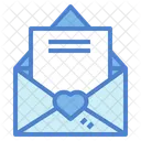 Love Letter Romantic Hearts Icon