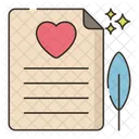 Love Letter Love Message Love Icon