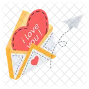 Love Letter Valentine Letter Love Envelope Icon