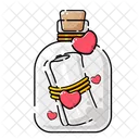 Love letter in a bottle  Icon