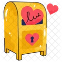 Romance Letter Flower Icon