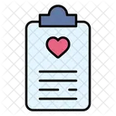 Love List Check List Clipboard Icon