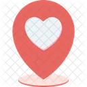 Love Location Location Map Icon
