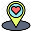 Location Heart Love Icon