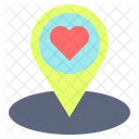 Location Heart Love Icon