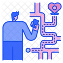Map Heart Valentine Icon