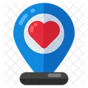 Love Location Direction Gps Icon