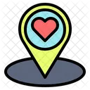 Location Heart Love Icon