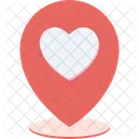 Love Location Location Map Icône