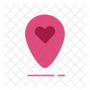 Love Location Location Map Icon