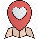 Love Location Map Icon