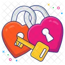 Love Lock Love Secret Love Security Icon