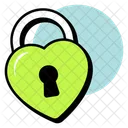 Love Lock Heart Lock Romantic Icon