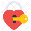 Heart Care Heart Lock Heart Padlock Icon