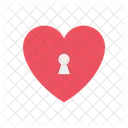 Love Lock Like Key Icon
