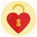 Heart Unlock Love Icon