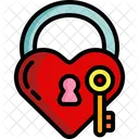 Love Lock Padlock Valentines Day Icon