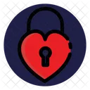 Love Lock Heart Valentine Icon