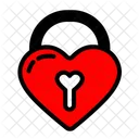 Love Lock Heart Love Message Icon