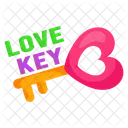 Love Lock Love Key Secret Love Icon