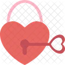 Love Lock Key Lock Key Icône