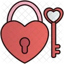 Love Lock Key Icône