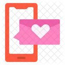 Smartphone Chat Love Icon