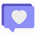 Love Massage Romantic Heart Icon