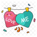 14 Feb Romantic Love Icon