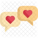 Message Bubble Heart Icon