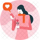 Valentine Smartphone Massage Icon