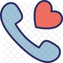 Love Phone Receiver Receiver Icon