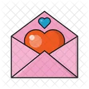 Love Message Heart Icon