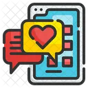 Love Message Chat Smartphone Icon