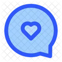 Love Message Bubble Chat Love Icon