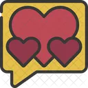 Hearts Message Love Icon
